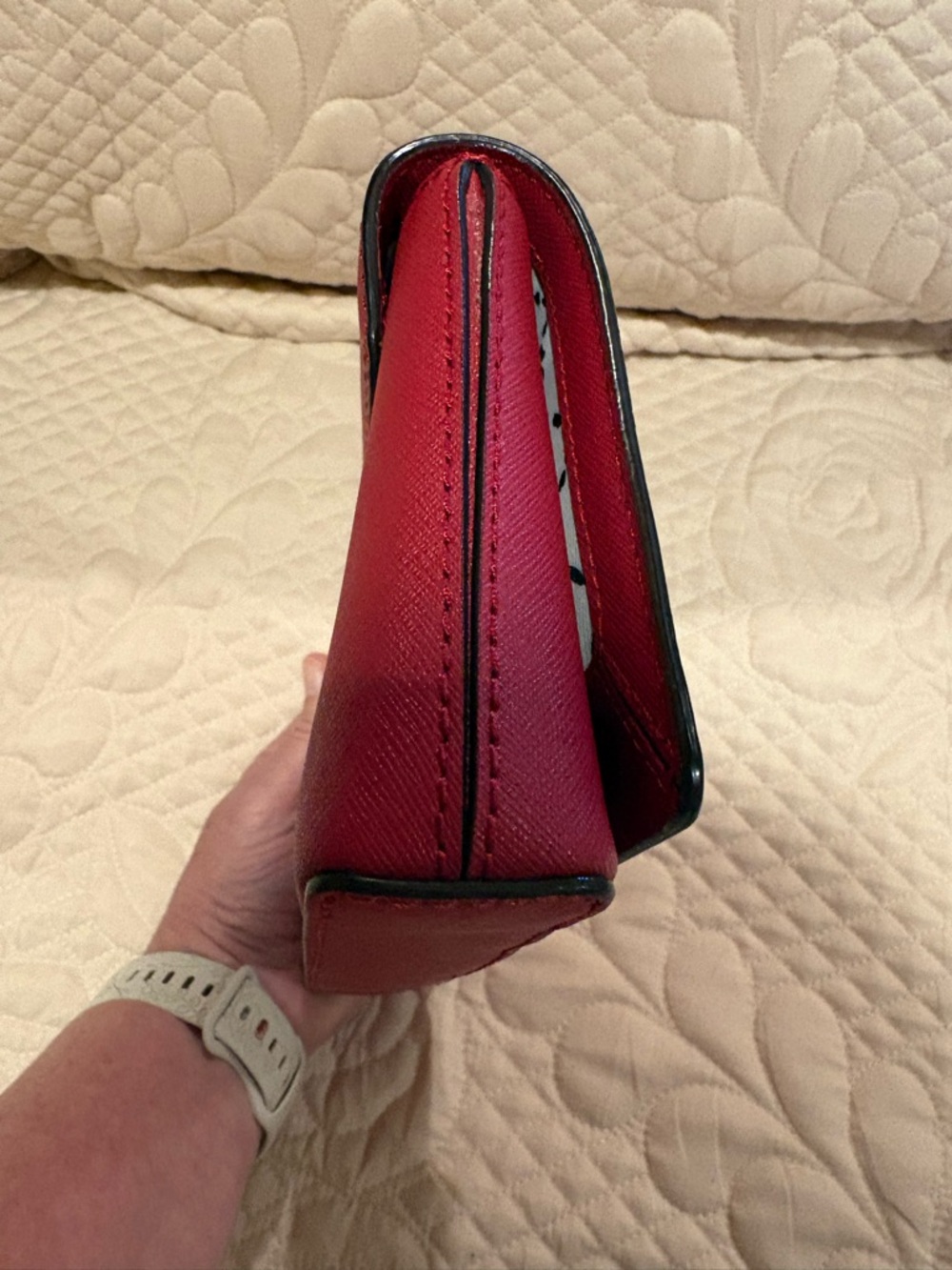 Kate Spade New York Newbury Lane Keira Clutch Red - Picture 6 of 15